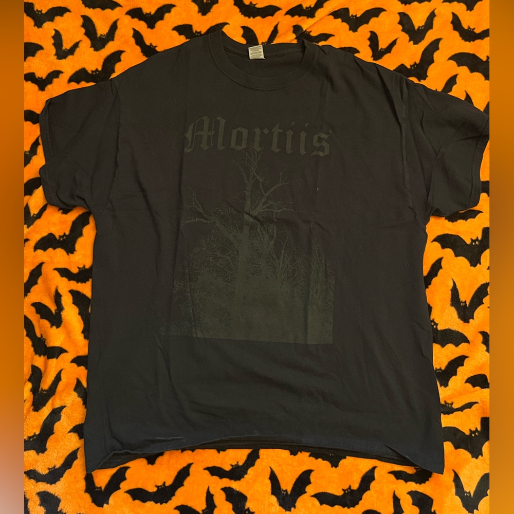 Mortiis Black on Black T-Shirt, XL